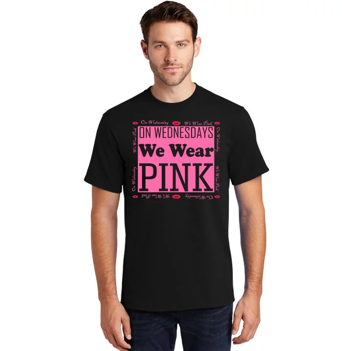 Wednesdays We Wear Pink Breast Cancer Tall T-Shirt