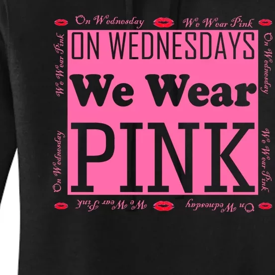 Wednesdays We Wear Pink Breast Cancer Women's Pullover Hoodie