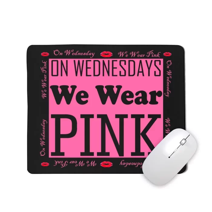 Wednesdays We Wear Pink Breast Cancer Mousepad