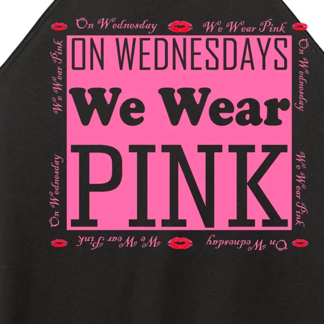 Wednesdays We Wear Pink Breast Cancer Women’s Perfect Tri Rocker Tank