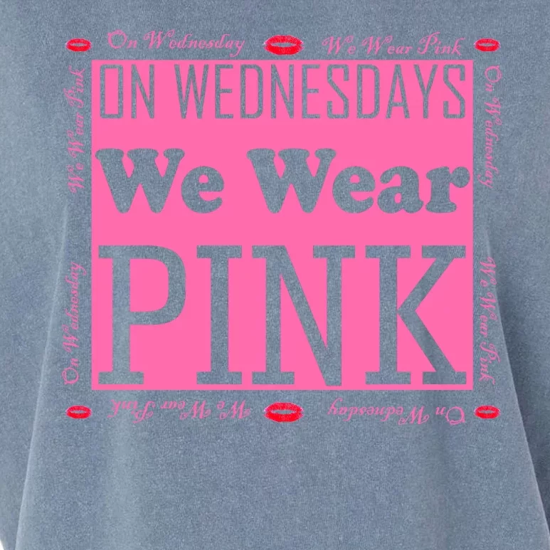 Wednesdays We Wear Pink Breast Cancer Garment-Dyed Women's Muscle Tee