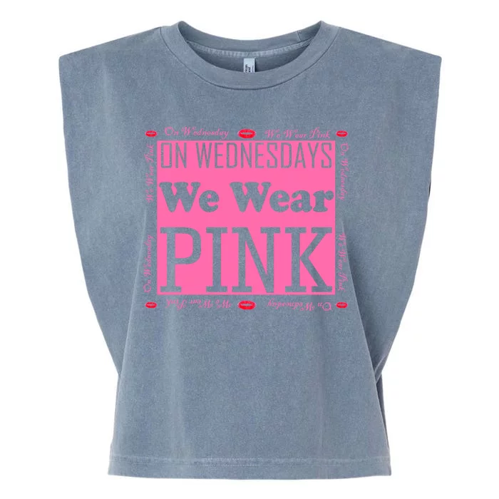 Wednesdays We Wear Pink Breast Cancer Garment-Dyed Women's Muscle Tee