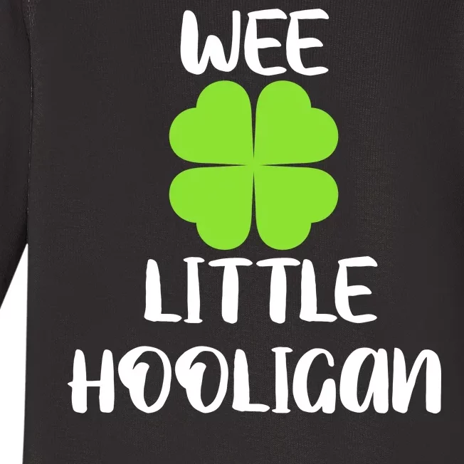 Wee little hooligan Baby Long Sleeve Bodysuit