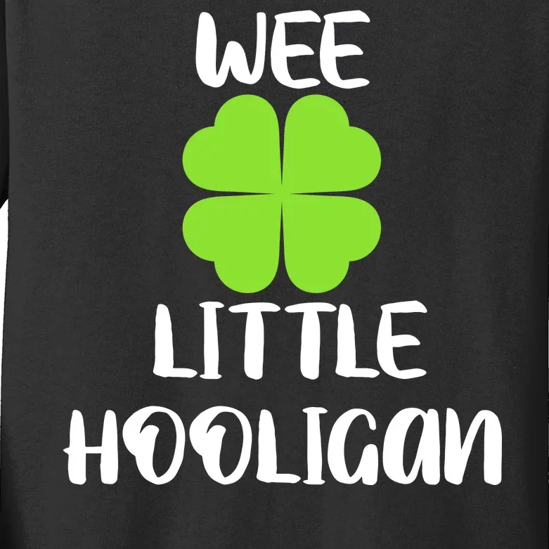 Wee little hooligan Kids Long Sleeve Shirt