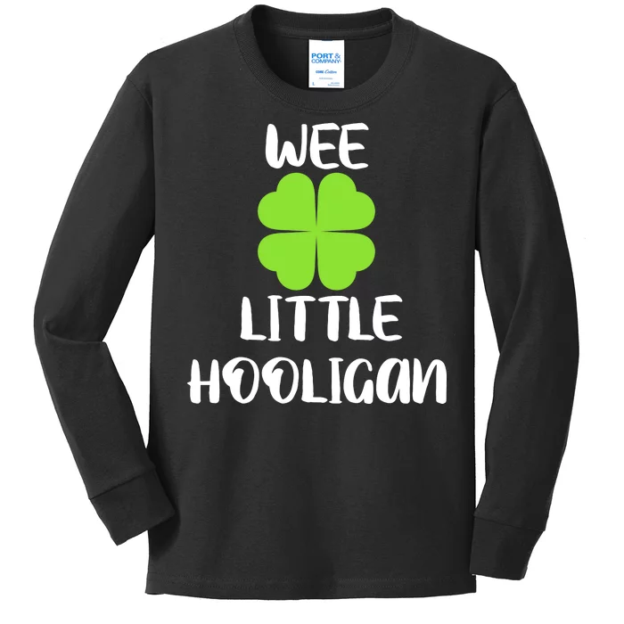 Wee little hooligan Kids Long Sleeve Shirt