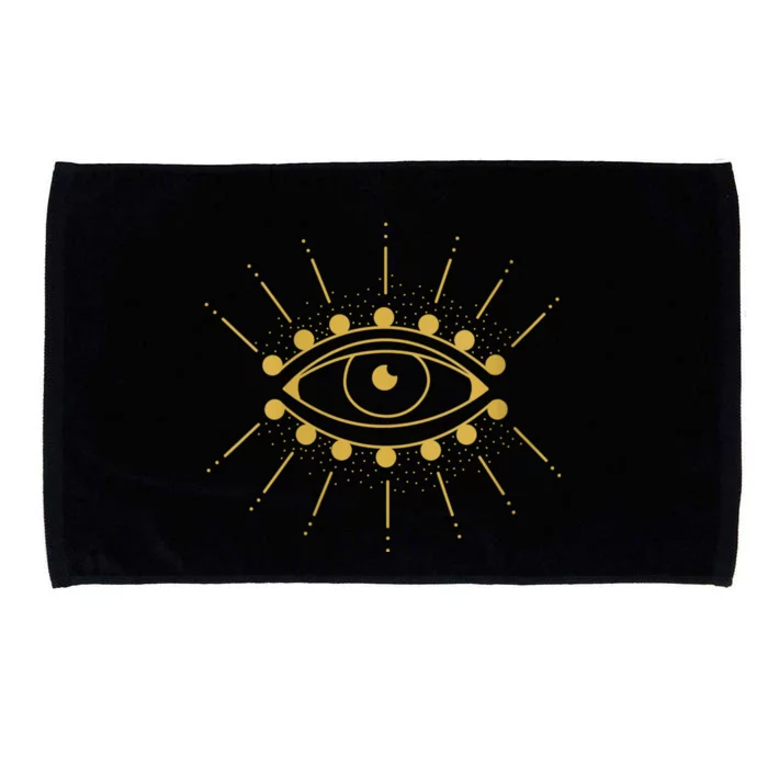 Womens Evil Eye Mystic Astrology Microfiber Hand Towel