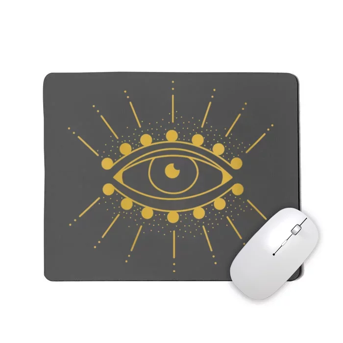 Womens Evil Eye Mystic Astrology Mousepad