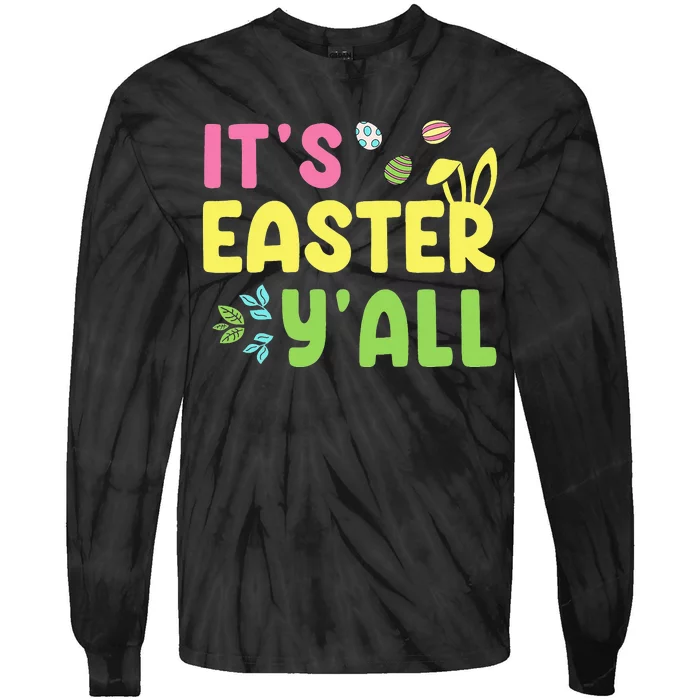 Wo Easter Easter Bunny Easter Eggs Tie-Dye Long Sleeve Shirt