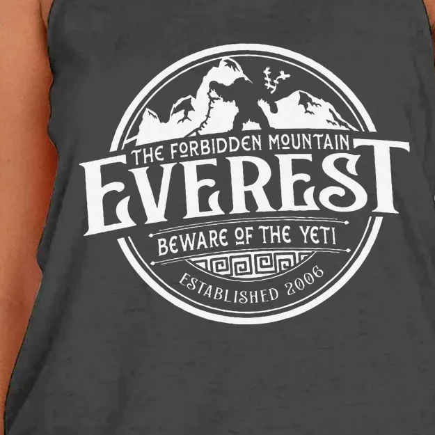 Wdw Expedition Everest Animal Kingdom Women's Knotted Racerback Tank