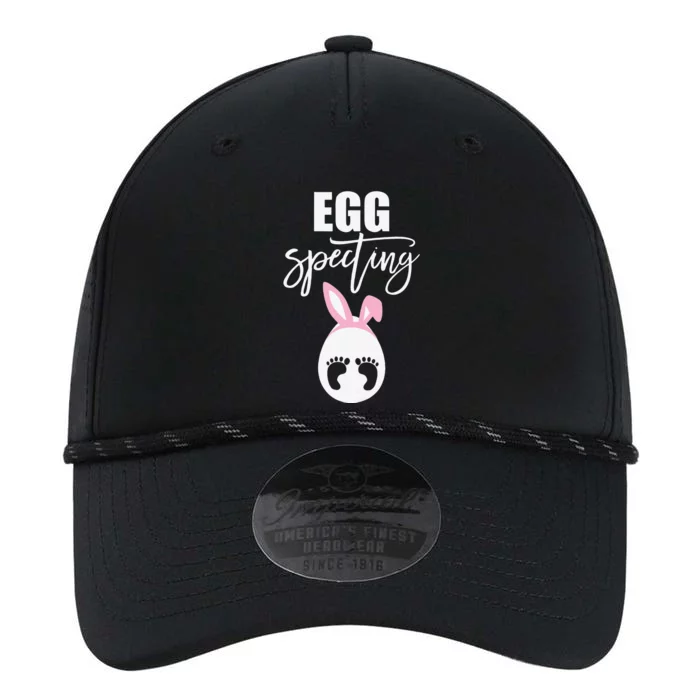 Womens Eggspecting Easter Pregnancy Baby Announcement Performance The Dyno Cap