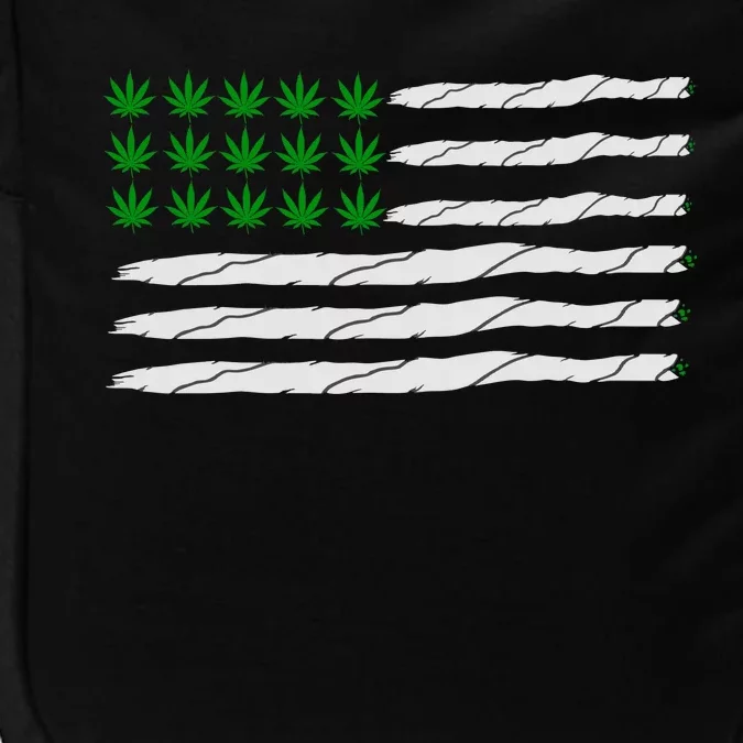 Weed American Flag Impact Tech Backpack