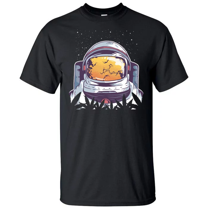 Weed Astronaut Tall T-Shirt