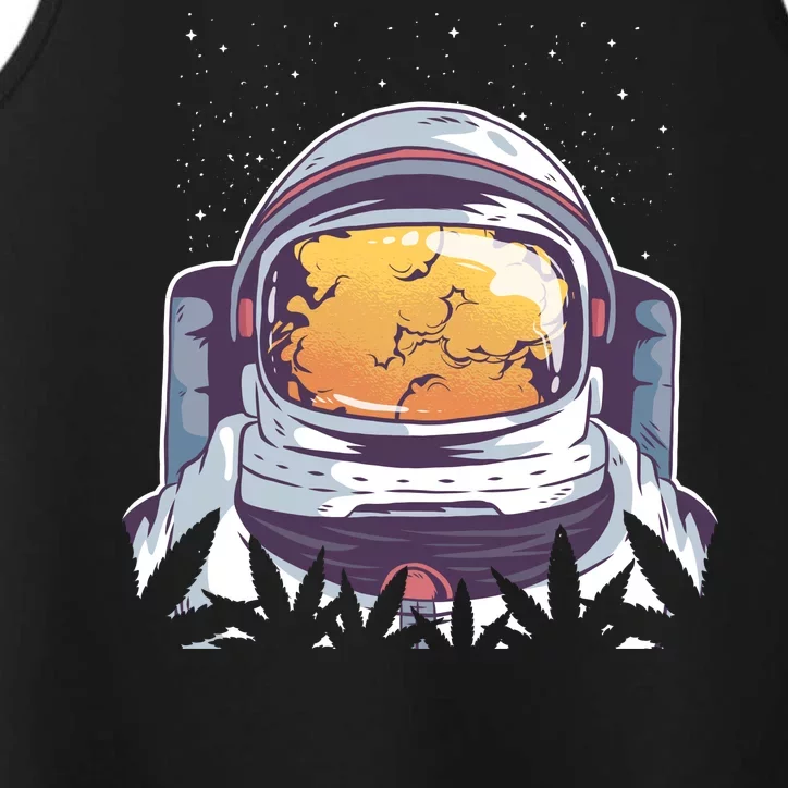 Weed Astronaut Performance Tank