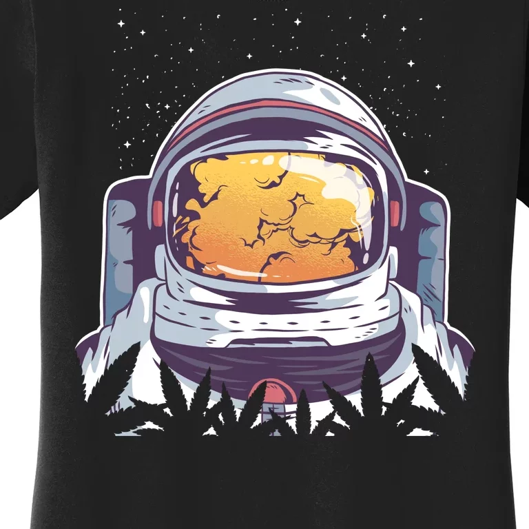 Weed Astronaut Women's T-Shirt