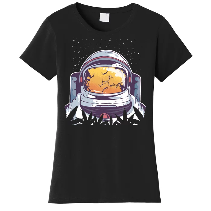 Weed Astronaut Women's T-Shirt