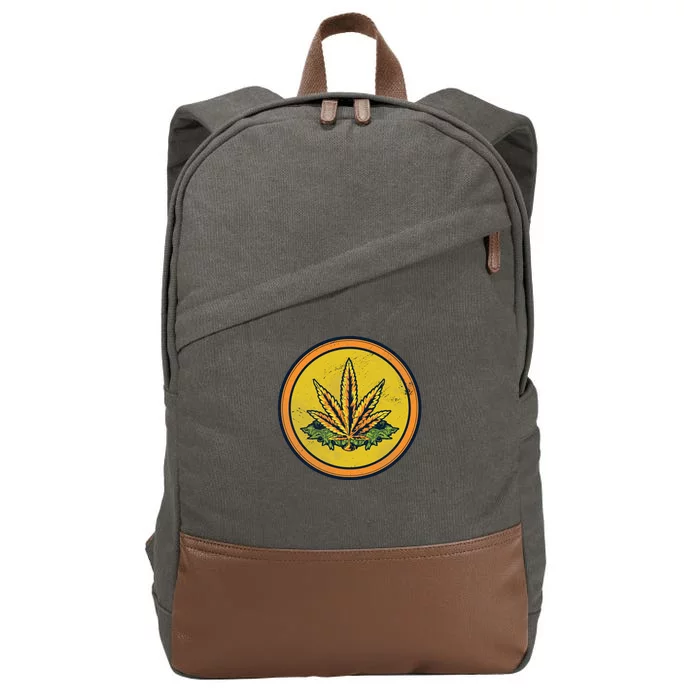 Weed Coin Cotton Canvas Backpack