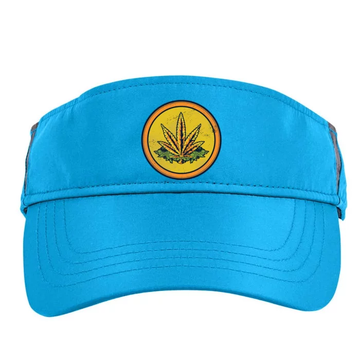 Weed Coin Adult Drive Performance Visor