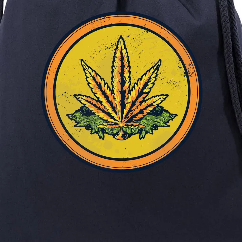 Weed Coin Drawstring Bag