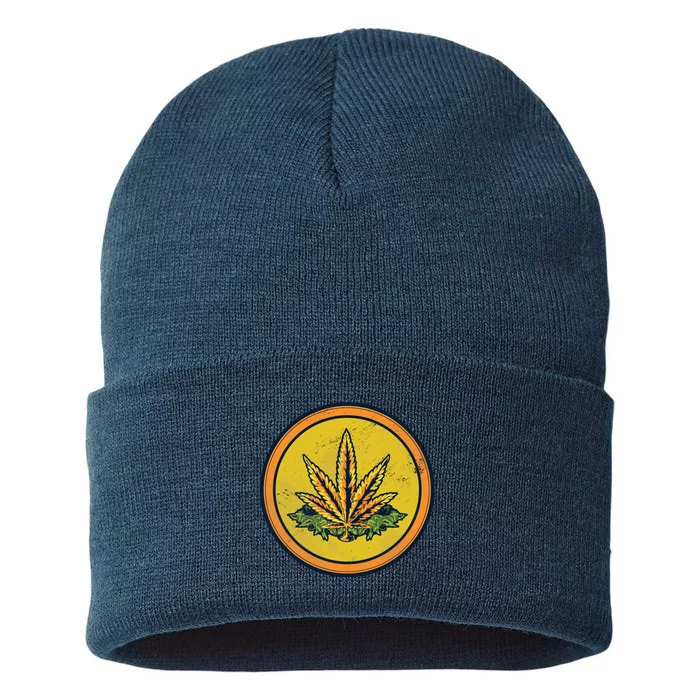 Weed Coin Sustainable Knit Beanie