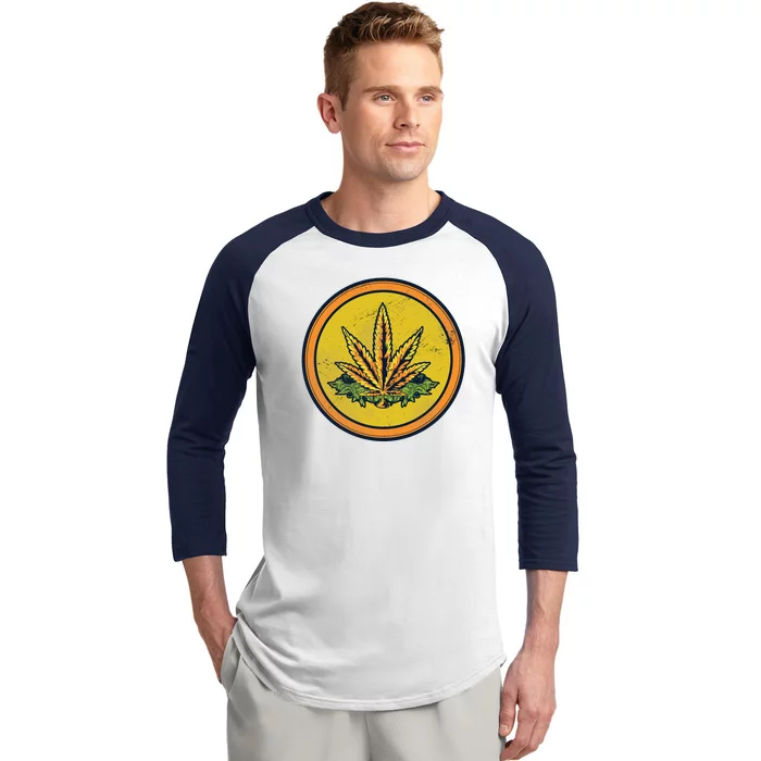 Weed Coin Baseball Sleeve Shirt