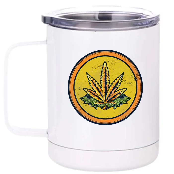 Weed Coin Front & Back 12oz Stainless Steel Tumbler Cup