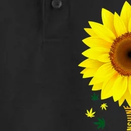 Weed Flower You Are My Sunshine Dry Zone Grid Performance Polo