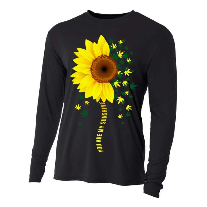 Weed Flower You Are My Sunshine Cooling Performance Long Sleeve Crew