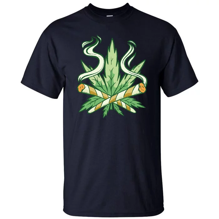 Weed Joint Cross Tall T-Shirt