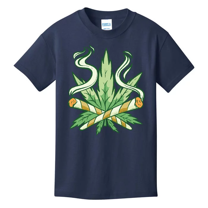 Weed Joint Cross Kids T-Shirt