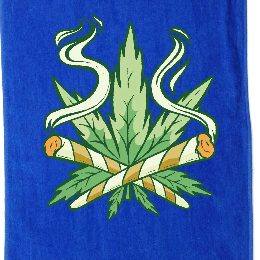 Weed Joint Cross Platinum Collection Golf Towel