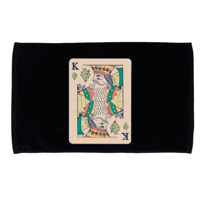 Weed King Poker Card Microfiber Hand Towel