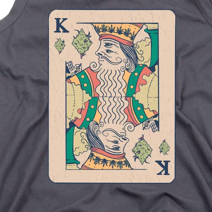 Weed King Poker Card Tank Top