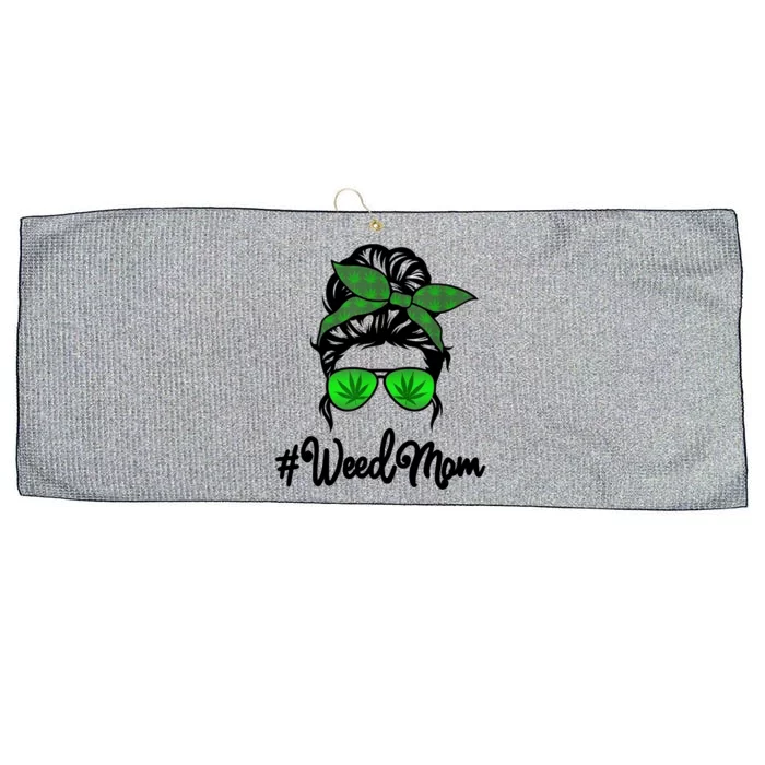 Weed Mom Medical Marijuana Funny Large Microfiber Waffle Golf Towel