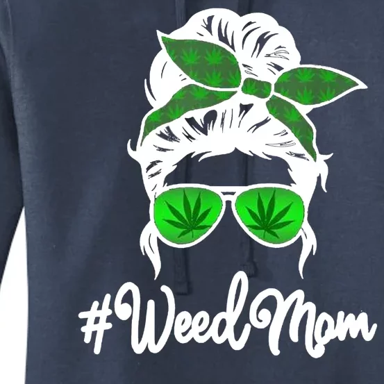 Weed Mom Medical Marijuana Funny Women's Pullover Hoodie