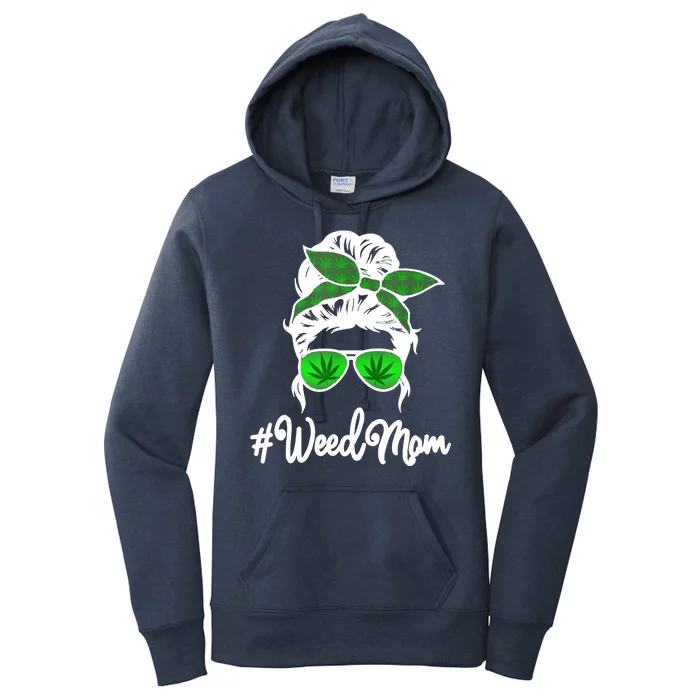 Weed Mom Medical Marijuana Funny Women's Pullover Hoodie