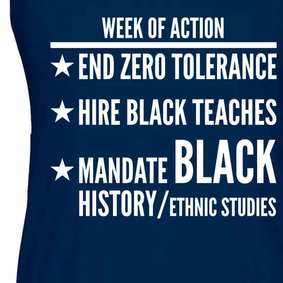 Week Of Action Black Live Matter Ladies Essential Flowy Tank