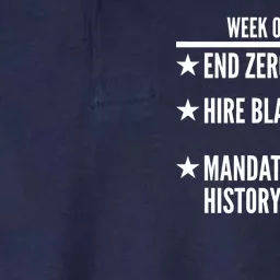 Week Of Action Black Live Matter Softstyle Adult Sport Polo