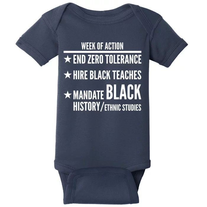 Week Of Action Black Live Matter Baby Bodysuit