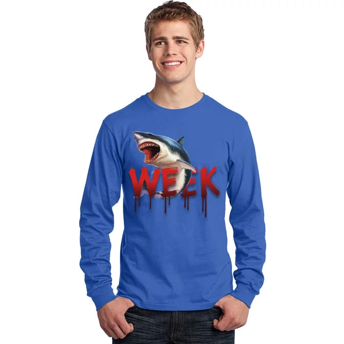 Week Of The Shark Logo Tall Long Sleeve T-Shirt