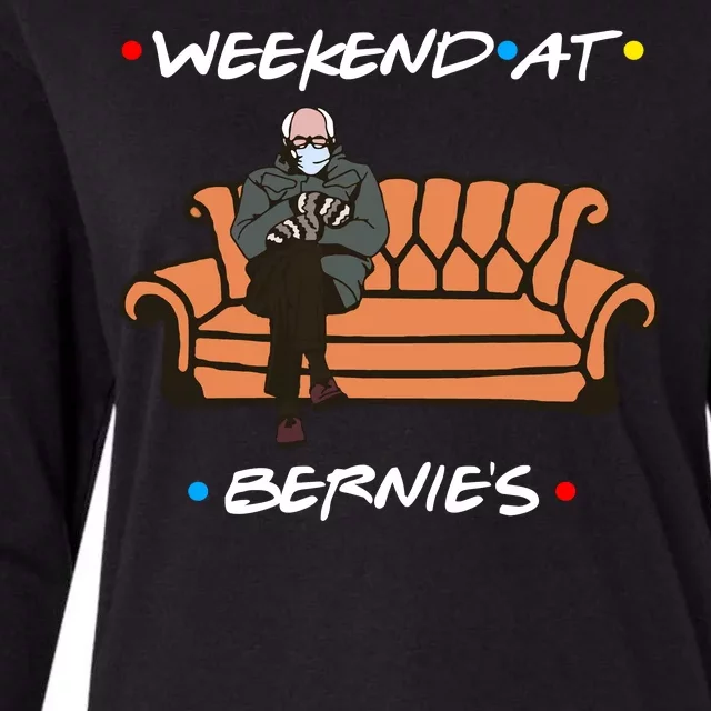 Weekend At Bernie's Meme Womens Cotton Relaxed Long Sleeve T-Shirt