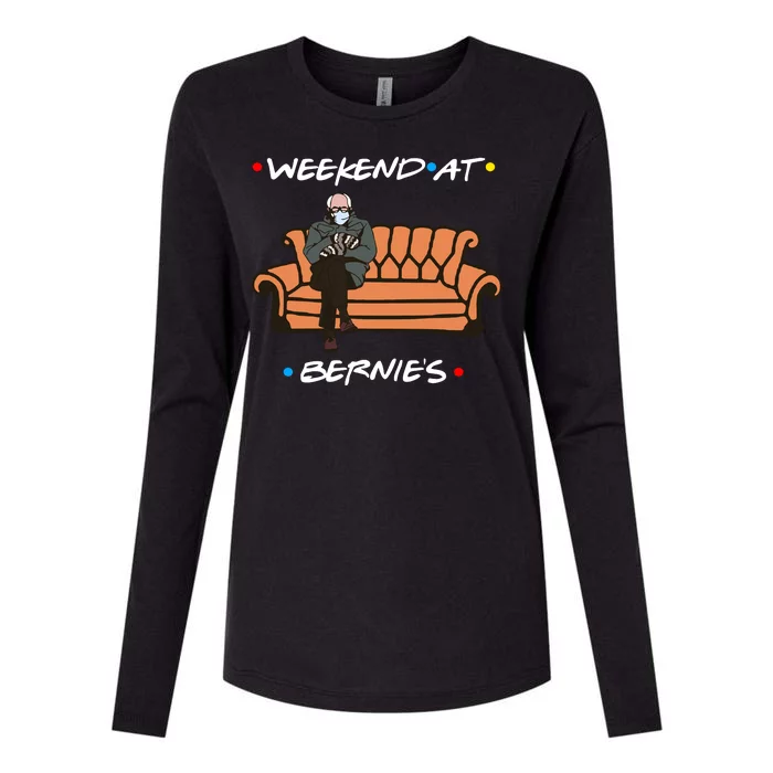 Weekend At Bernie's Meme Womens Cotton Relaxed Long Sleeve T-Shirt