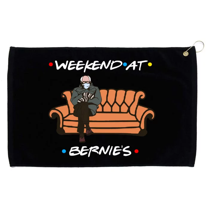 Weekend At Bernie's Meme Grommeted Golf Towel