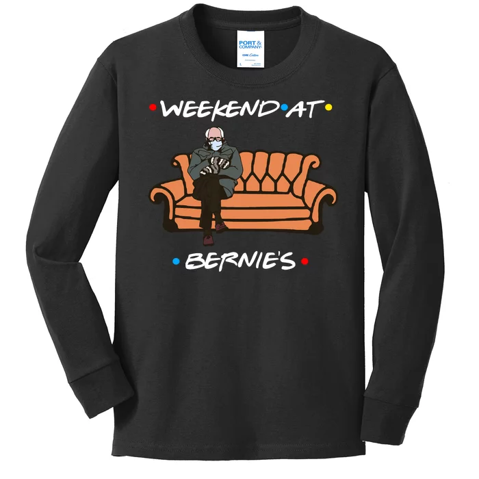 Weekend At Bernie's Meme Kids Long Sleeve Shirt