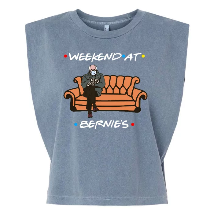 Weekend At Bernie's Meme Garment-Dyed Women's Muscle Tee