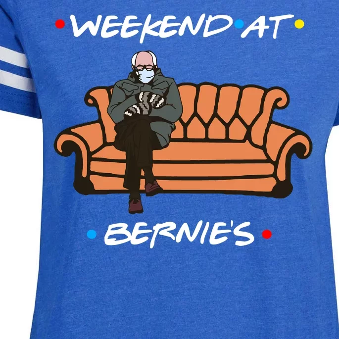 Weekend At Bernie's Meme Enza Ladies Jersey Football T-Shirt