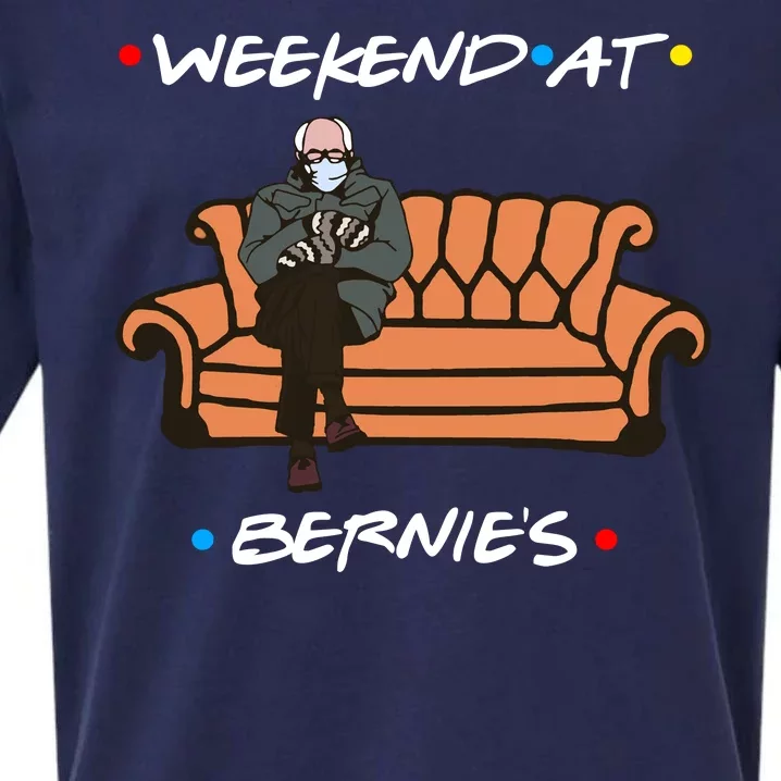 Weekend At Bernie's Meme Sueded Cloud Jersey T-Shirt