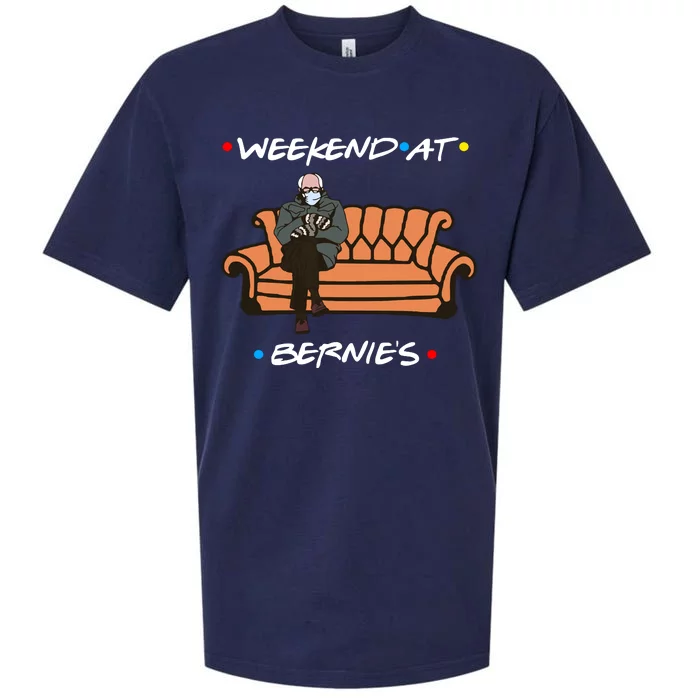 Weekend At Bernie's Meme Sueded Cloud Jersey T-Shirt