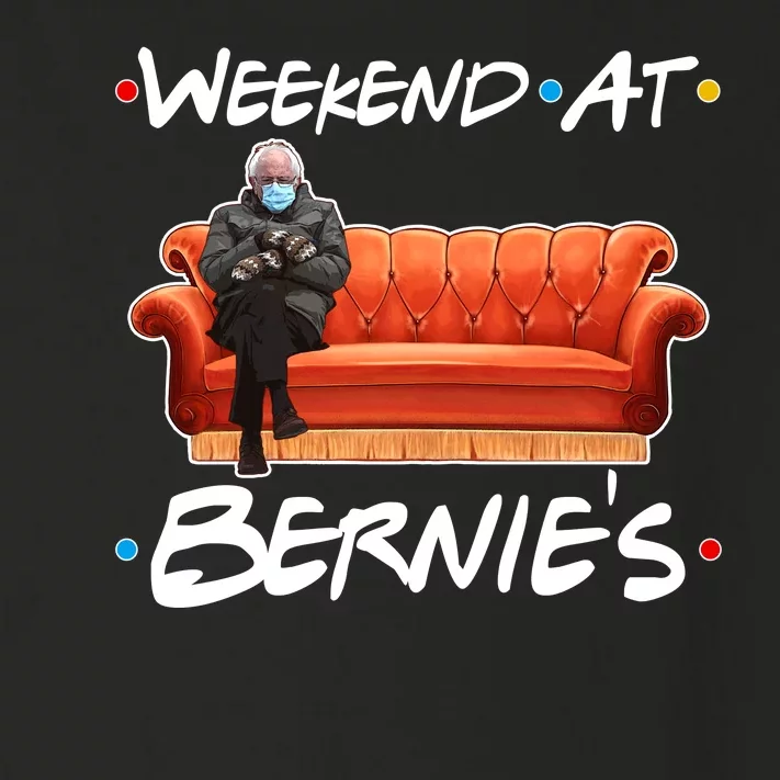 Weekend At Bernie's Mittens Meme Friends Toddler Long Sleeve Shirt