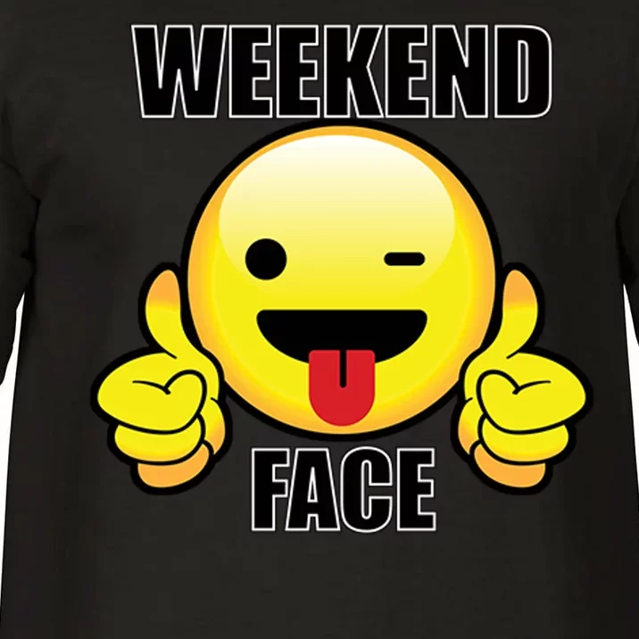 Weekend Face Emoji Comfort Colors T-Shirt