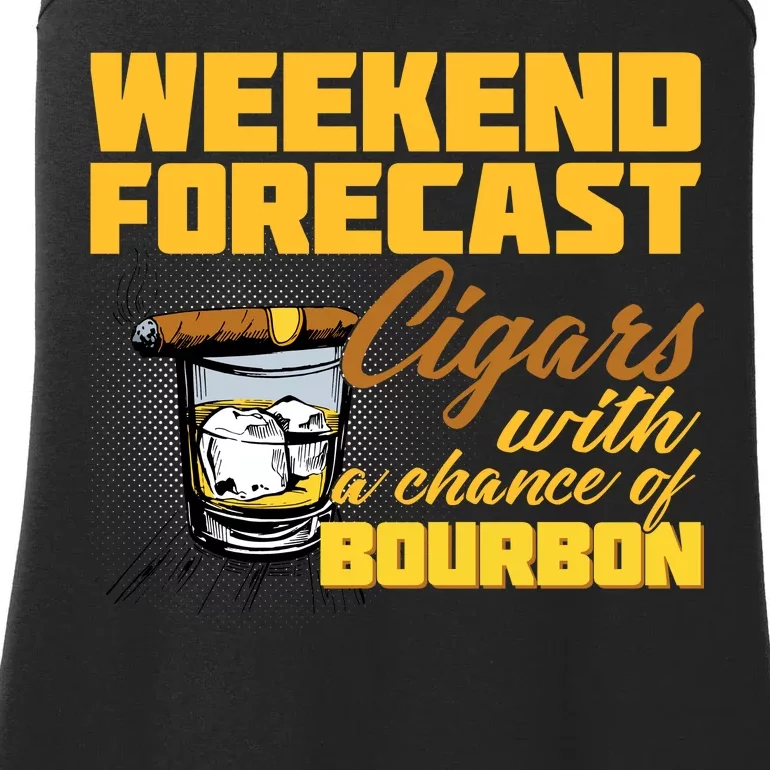 Weekend Forcast Cigars and Bourbon Ladies Essential Tank